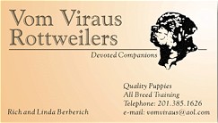 Vom Viraus Rottweilers